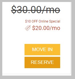 ClickandStor™ 3.0 Online Move In
